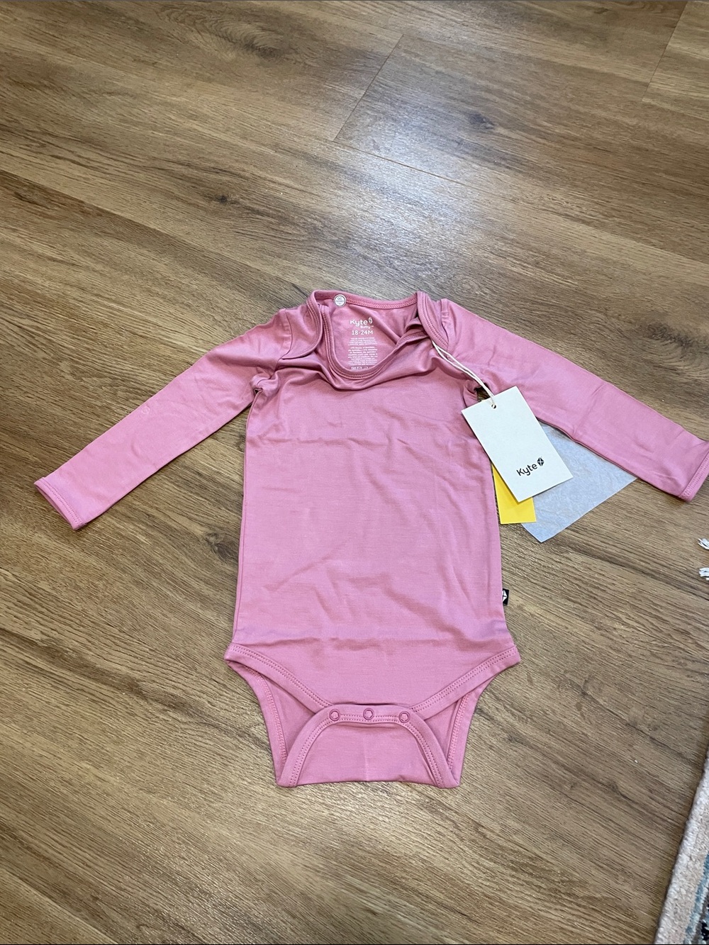 Kyte BABY Pink One-Piece Bodysuit